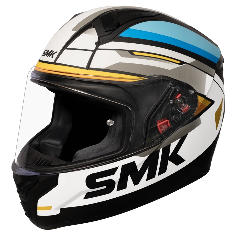 SMK Bionic Adult Outline MA215 Full Face Helmet with Pinlock Ready Visor