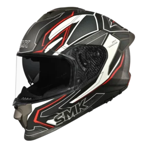 SMK Titan The Panther MA213 full face helmet with premium fiber shell and wide visor