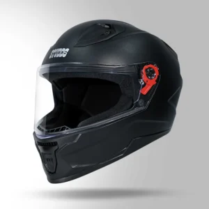 Studds Raider Street Full Face Helmet Black with scratch resistant visor