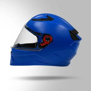Studds Raider Street Full Face Helmet Blue with scratch resistant visor and aerodynamic design