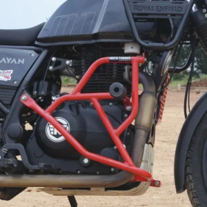 Moto Torque Guardian Himalayan Crash Guard Red for Royal Enfield Himalayan BS3 BS4 BS6