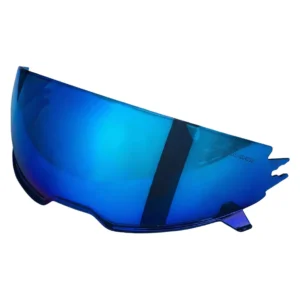 Revo Blue visor for Korda StormTrooper helmet with anti-glare UV protection and mirrored finish