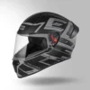 STUDDS Thunder Communication Ready D3 Matt Grey Black Bluetooth Full Face Helmet