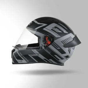 STUDDS Thunder Communication Ready D3 Matt Grey Black Bluetooth Full Face Helmet