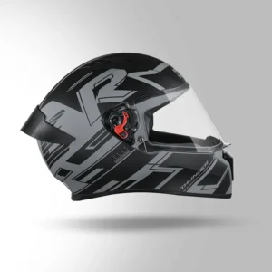 STUDDS Thunder Communication Ready D3 Matt Grey Black Bluetooth Full Face Helmet