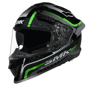 SMK Titan Carbon Razor GL268 Carbon Fiber Full Face Motorcycle Helmet