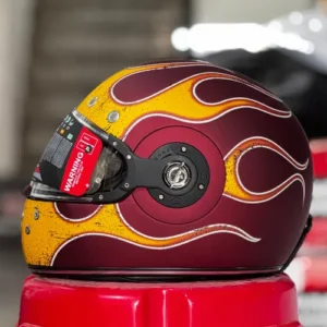 SMK RETRO INFERNO MA347 FULL FACE HELMET