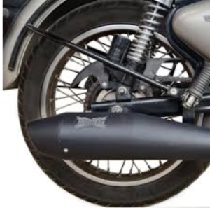 MOTO TORQUE DOLPHIN Black Exhaust performance upgrade for UCE motorcycles