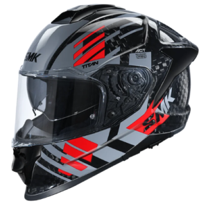 SMK Titan Carbon T-Race Helmet GL 263 premium carbon fiber full face motorcycle helmet