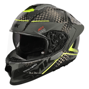 SMK Titan Carbon Nero GL-266 carbon fiber full face motorcycle helmet