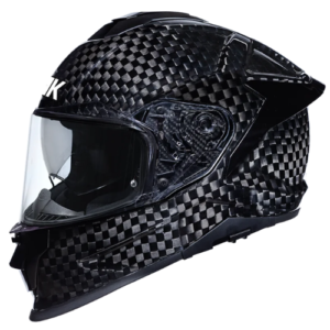 SMK Titan Carbon Solid GL CA 200 premium carbon fiber full face motorcycle helmet