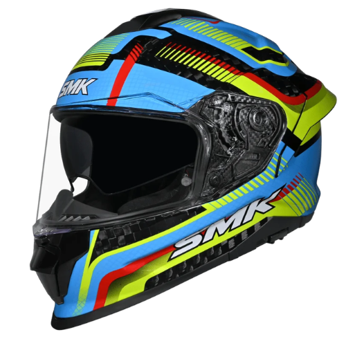 SMK Titan Carbon Razor GL254 premium carbon fiber full face motorcycle helmet