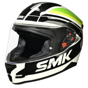 SMK Bionic Adult Outline Full Face Helmet GL128 black full face helmet with visor