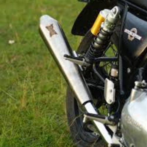 MOTO TORQUE Drag Performance Exhaust for Royal Enfield Interceptor 650 and GT 650 stainless steel pack of two