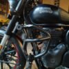 BS Auto RE Rust-Free Crash Guard Black for Royal Enfield Classic Reborn BS6 with sliders