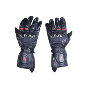 Roaring Toyz 33 Red Devil Riding Gloves with knuckle protection and breathable design
