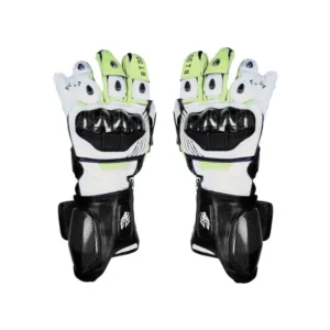 Roaring Toyz 33 Speed Green Riding Gloves with knuckle protection and anti-slip grip