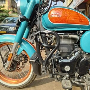 BS Auto Crash Guard for Royal Enfield Goan Classic 350 stainless steel dual slider black crash guard