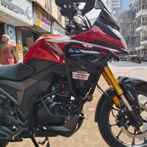 BS Auto Double Slider Crash Guard Black for Honda CB200X Stainless Steel Rust Free