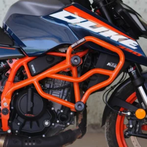 Moto Torque Thor Crash Guard Orange for KTM Duke 250 390 Gen 3 engine protection