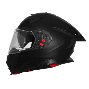 IGNYTE IGN-16 ISS DOT Solid Glossy Black Full Face Helmet with Sun Visor