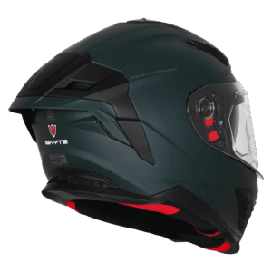 IGNYTE IGN-16 ISS DOT Solid Matt Green Helmet with Pinlock visor and D-ring retention system