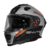 IGNYTE IGN-16 ISS DOT Quantumm Matt Titanium Grey with Orange Red Full Face Helmet