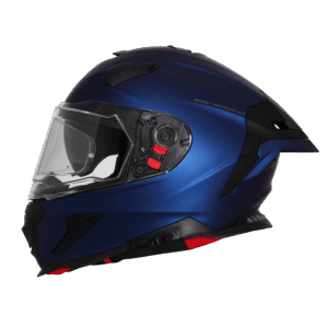 IGNYTE IGN-16 ISS DOT Solid Matt Armada Blue Full Face Helmet with Pinlock visor