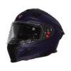 IGNYTE IGN-16 ISS DOT Solid Glossy Deep Blue full face helmet with sun visor