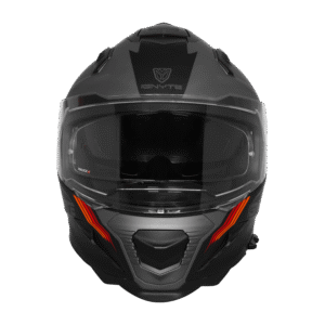 IGNYTE IGN-16 ISS DOT Quantumm Glossy Dark Grey Anthracite Red Orange Full Face Helmet