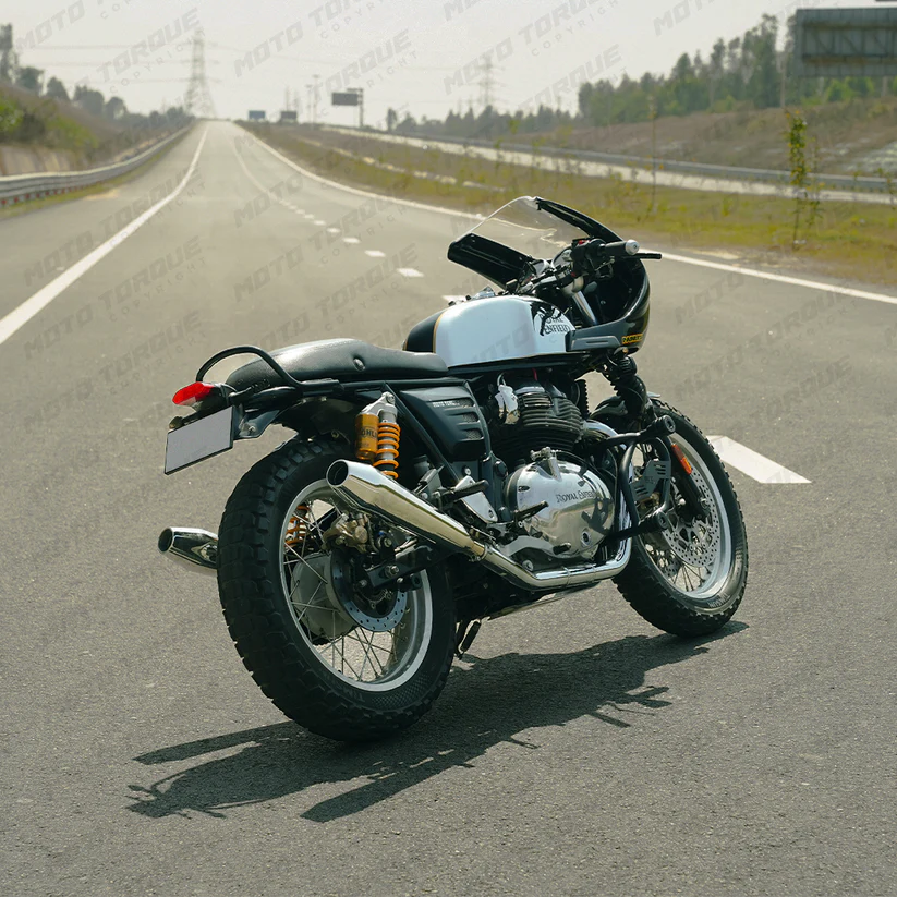 Moto Torque Bolt Pro Polish Performance Exhaust for Royal Enfield Interceptor 650 and GT 650