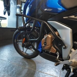 HYPERRIDER Bajaj Dominar Crash Guard Type 2 with frame sliders heavy duty engine protection