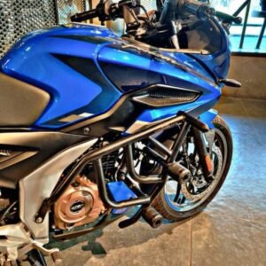 HYPERRIDER Bajaj Dominar Crash Guard Type 2 with frame sliders heavy duty engine protection