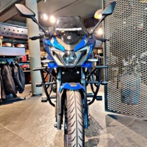 HYPERRIDER Bajaj Dominar Crash Guard Type 2 with frame sliders heavy duty engine protection
