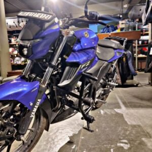 HYPERRIDER Yamaha FZ 250 crash guard with CNC Delrin frame sliders heavy duty bike protection