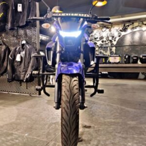 HYPERRIDER Yamaha FZ 250 crash guard with CNC Delrin frame sliders heavy duty bike protection