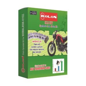 Rolon Chain Sprocket Kit BS 244 for Bullet Classic 350CC Front Rear Sprocket Chain Set