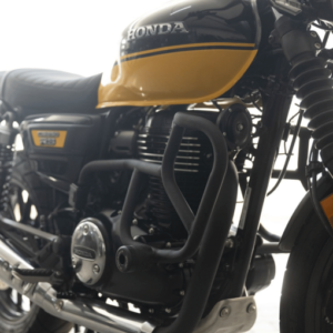 Hyperrider Honda CB350 Crash Guard Type 3 with CNC Delrin slider and leg rest support