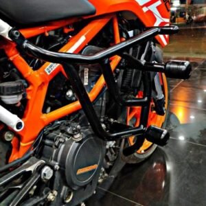 HYPERRIDER KTM Duke 250 390 Crash Guard with CNC Frame Sliders BS4 BS6