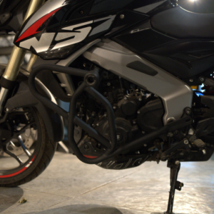HYPERRIDER crash guard installed on Bajaj Pulsar NS400Z bike