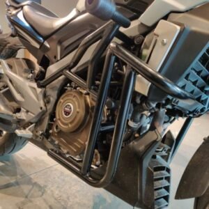 HYPERRIDER Bajaj Dominar Crash Guard Type 2 with frame sliders heavy duty engine protection