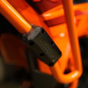 Hyperrider Crash Guard installed on KTM 390 X-ADV for engine protection