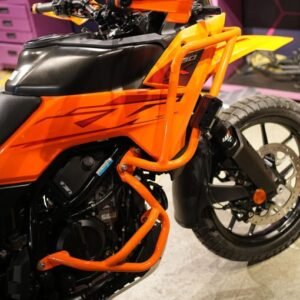 Hyperrider Crash Guard installed on KTM 390 X-ADV for engine protection