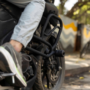 Hyperrider Yamaha MT 15 Crash Guard with frame slider and fog lamp mount