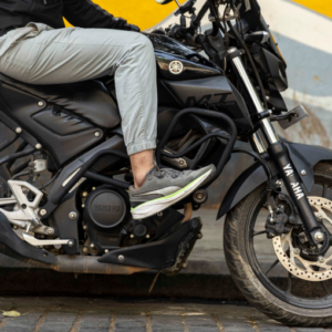 Hyperrider Yamaha MT 15 Crash Guard with frame slider and fog lamp mount