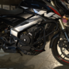 HYPERRIDER crash guard installed on Bajaj Pulsar NS400Z bike