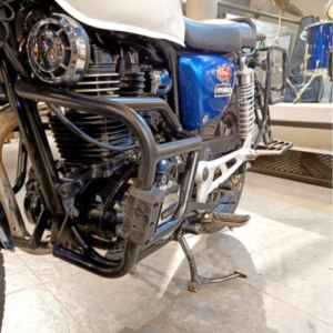 Hyperrider Honda CB350 Crash Guard Type 1 heavy duty mild steel engine protection with universal slider mount