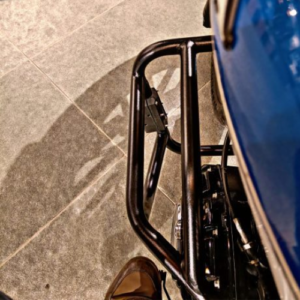 Hyperrider Honda CB350 Crash Guard Type 1 heavy duty mild steel engine protection with universal slider mount